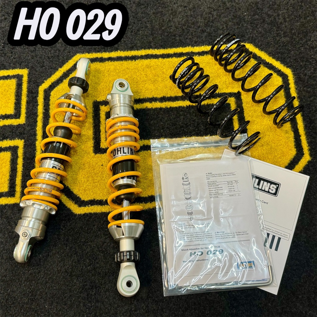 โช๊คหลัง OHLINS ตรงรุ่น HONDA CT125 มีสปริงดำมาในชุด
