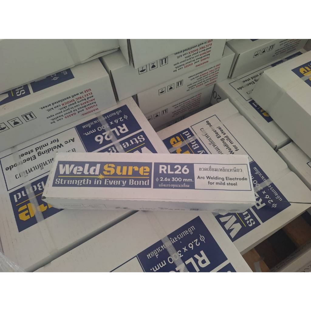 WeldSure ลวดเชื่อมเหล็กเหนียว E6013 Size 2.6 มม. (5kg.)