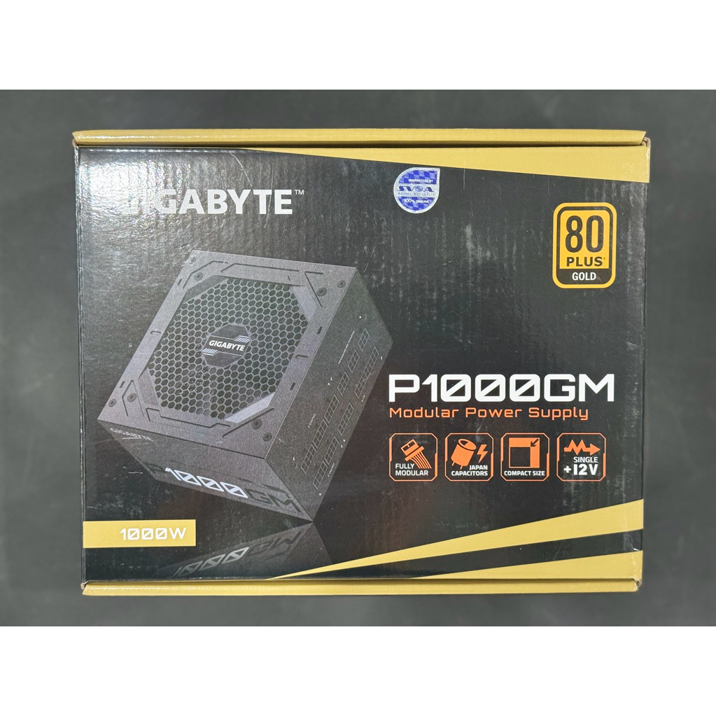 POWER SUPPLY (อุปกรณ์จ่ายไฟ) GIGABYTE P1000GM - 1000W 80 PLUS GOLD มือสอง ประกันไทย