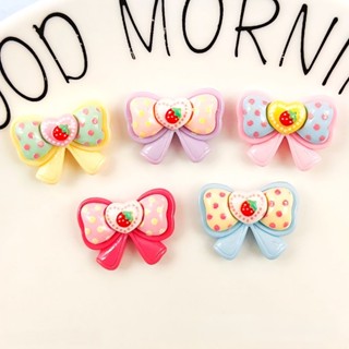 เรซิ่นโบว์เคลือบเงาคละสีไซส์M เรซิ่น3d diy เรซิ่นโบว์ใหญ่