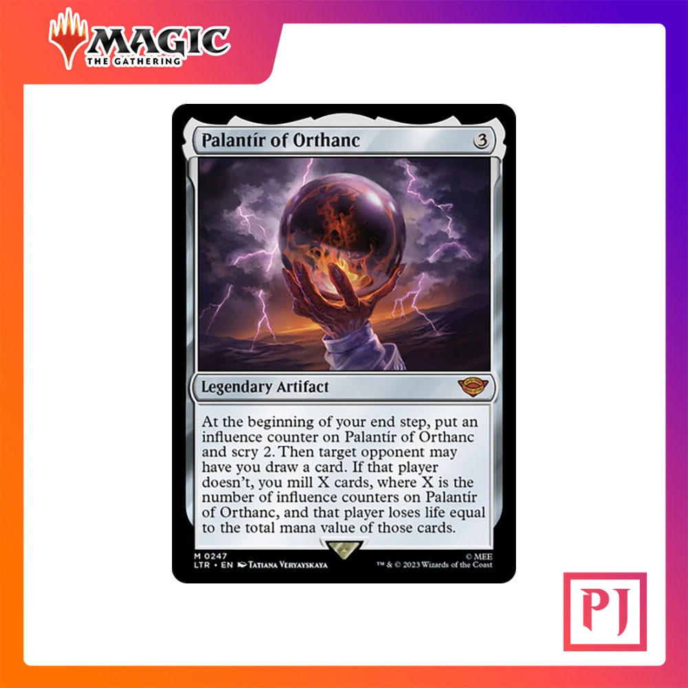 [MTG] Palantir of Orthanc [LTR] [ARTIFACT] [MYTHIC] [NORMAL] [ENG] (การ์ดเมจิค / Magic the Gathering