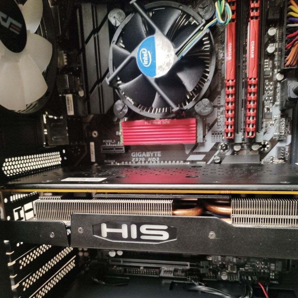 คอมพิวเตอร์มือสองสภาพดีราคาถูก Core i5-8500 Ram 16 GB M.2NVMe HDD 1 TB