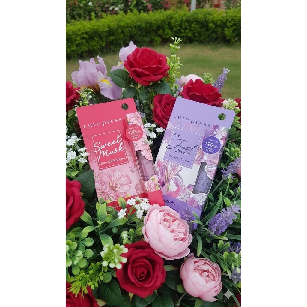 CutePress คิวท์เพรสน้ำหอมขนาด4.5มล. ขนาดพกพก กลิ่นหอมติดทน ฉีดได้มากกว่า120ครั้ง