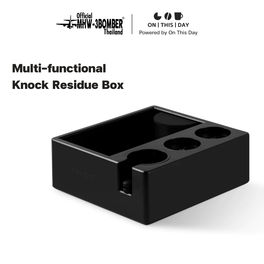 MHW-3BOMBER Multi-functional Knock Residue Box กล่องน็อกผงกาแฟมัลติฟังก์ชั่น