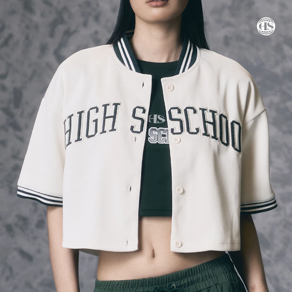 Highschool Sports Collection 2025 Crop baseball เสื้อเบสบอลครอป - OTG24571