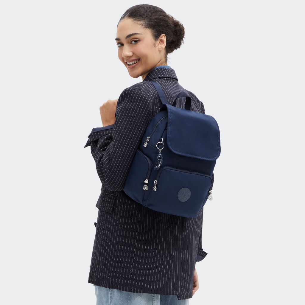 KIPLING حقيبة ظهر CITY ZIP S — أزرق — صورة 2