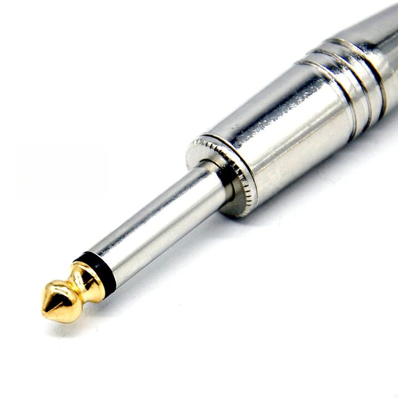 5-10ชิ้น ปลั๊กโมโน 2 ขั้ว 6.35 มม. แจ็คสเตอริโอ 6.5มม. Plug Mono Professional 2 Pole 6.35 Mm 6.5Mm Stereo Jack Plug - รูปที่ 2