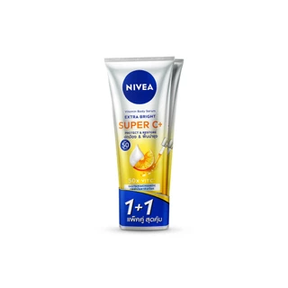 นีเวีย วิตามิน บอดี้ เซรั่ม เอ็กซ์ตร้า ไบรท์ ซูเปอร์ ซีพลัส 300 มล.X2 NIVEA VITAMIN BODY SERUM EXTRA BRIGHT SUPER C+ 300