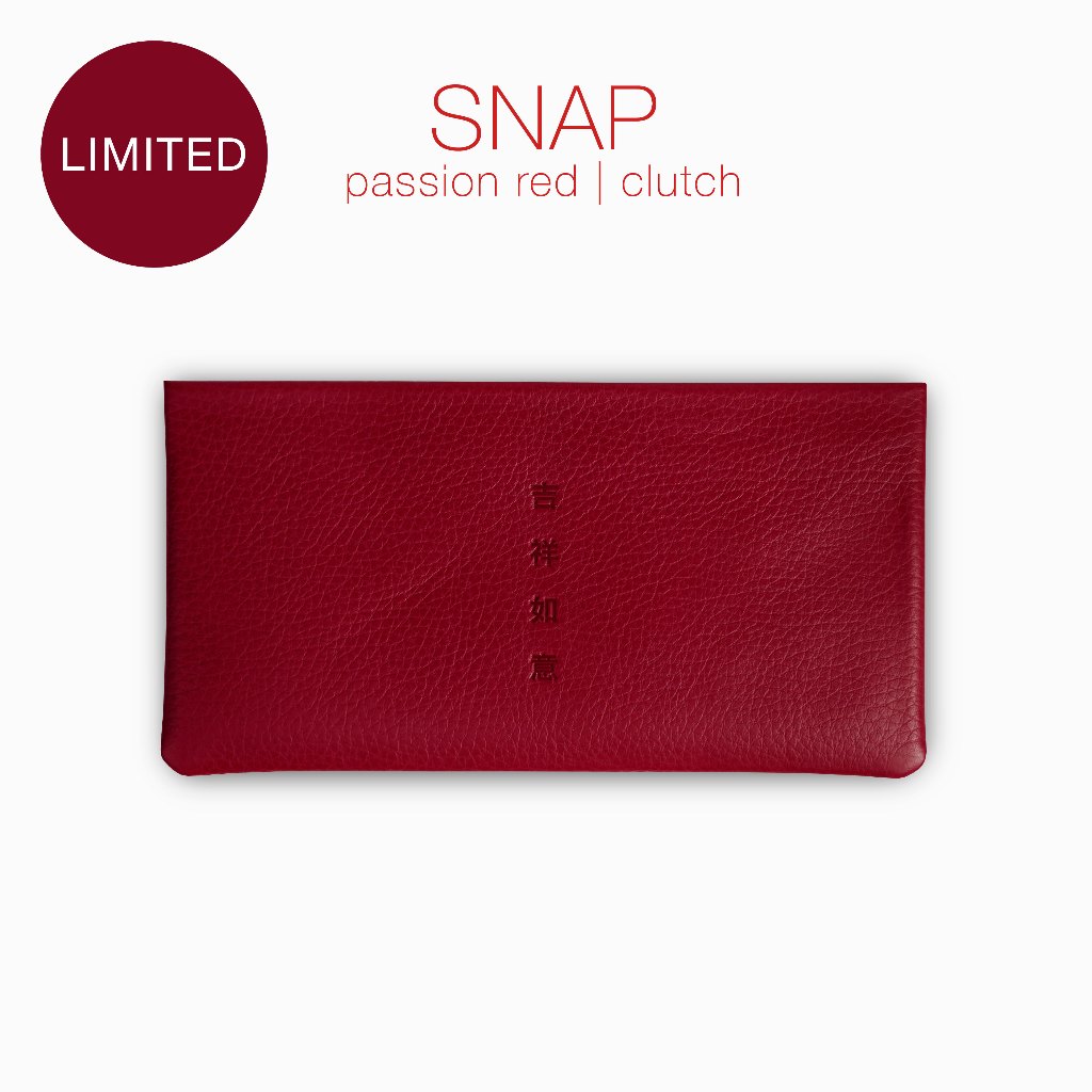 labrador SNAP passion red clutch กระเป๋าอเนกประสงค์ (LAL054)