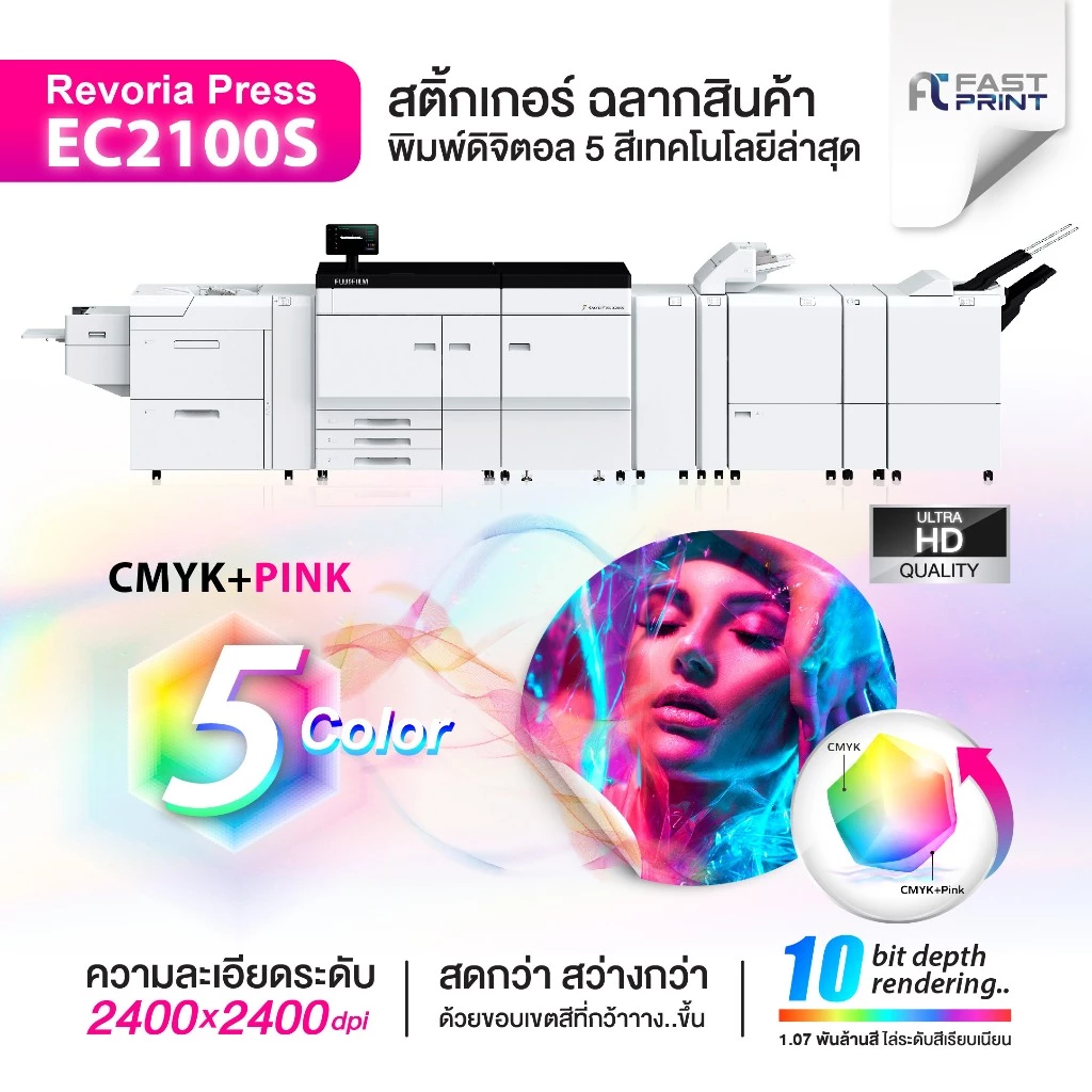 สติ้กเกอร์ฉลากสินค้า PP PA PVC ใส คราฟท์ พิมพ์สีพิเศษ 5 สี ไม่จำกัดจำนวนดวงขนาดA3+ สติ้กเกอร์ราคาถูก ส่งด่วนภายใน 2 วัน thumbnail 5