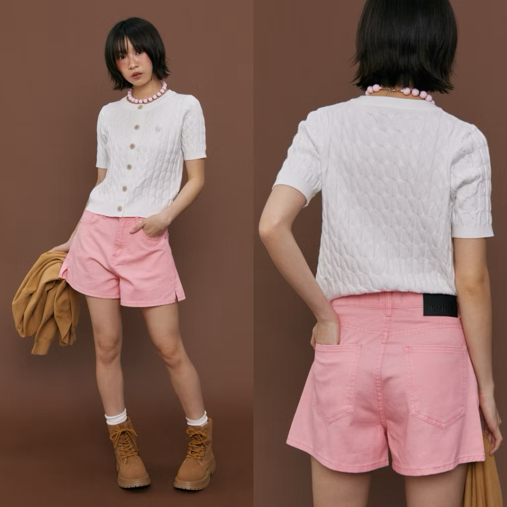 Beming Miko Shorts | กางเกงขาสั้นทรงตรง แมทช์ง่าย ใส่ได้ทุกวัน 🧺
