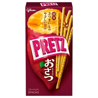 Glico Pretz Sweet Potato 62g เพลินทุกคำกับรสมันหวานญี่ปุ่นแท้ๆ แท่งเพรทซ์อบกรอบ หอม หวาน มัน จากมันหวานแท้