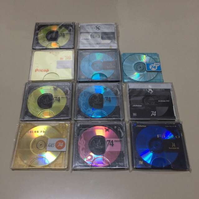 Recordable MD disk 74minutes  Victor,AXIA,Maxell,Pocop