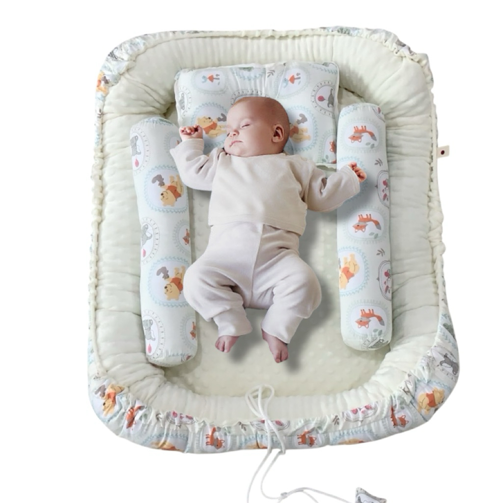 ที่นอนรังไข่ คอทตอน + ดอทมิงค์ รูดได้ ถอดซักได้ 70*95cm – โปรปัง