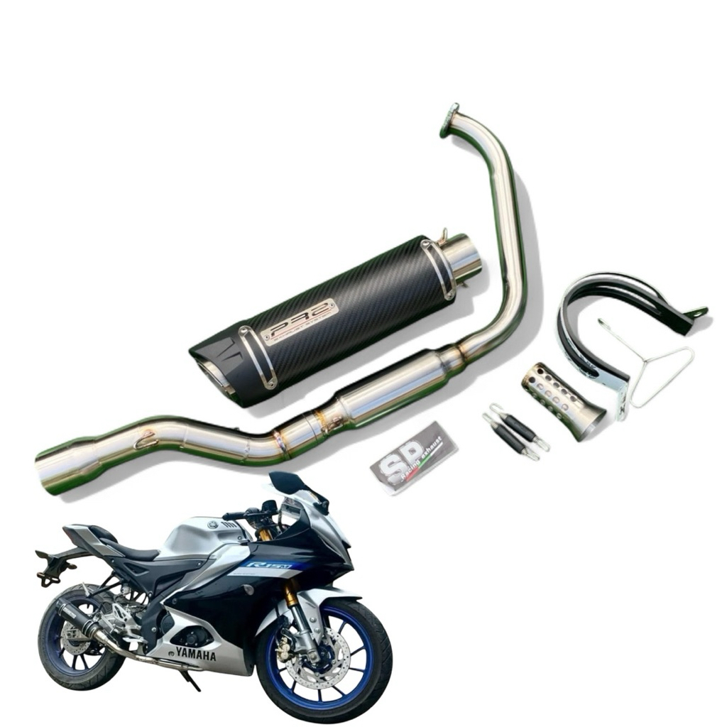 ชุดท่อคอบอมไส้สูตร  R15 MT15 xsr155 mslaz  pr2แท้