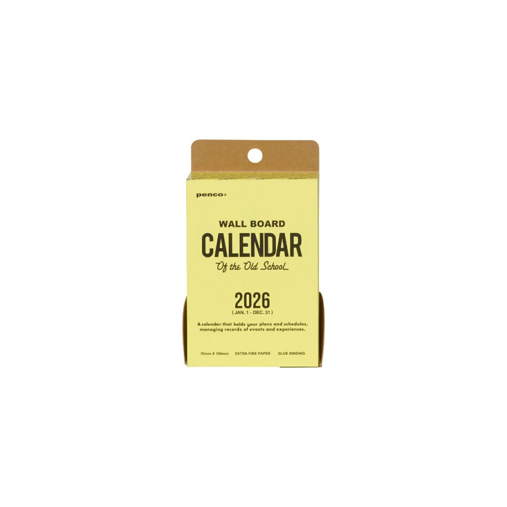 Penco Memo Block Calendar 2026 (H26NH003) / ปฏิทินจดบันทึกรายวัน ปี 2026 แบรนด์ Penco จากประเทศญี่ปุ่น
