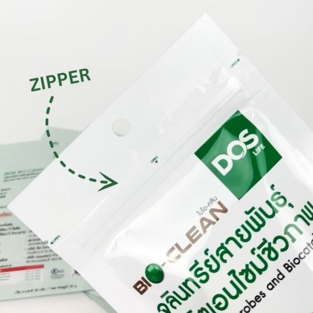 หัวเชื้อจุลินทรีย์ ดอส DOS Bio-Clean ไบโอคลีน รุ่นใหม่ (Bio Tab เดิม) 30กรัม จุลินทรีย์ - รูปที่ 2