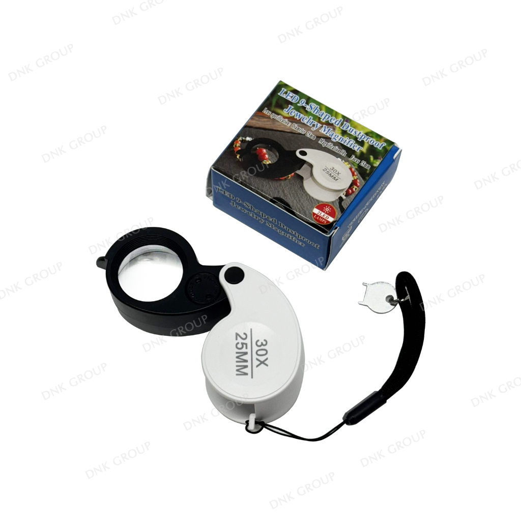 แว่นขยาย แว่นส่องจิวเวลรี่ 30 x 25mm กล้องส่องจิวเวลรี่ เลนส์ขยายส่องพระ Loupe for jewellry