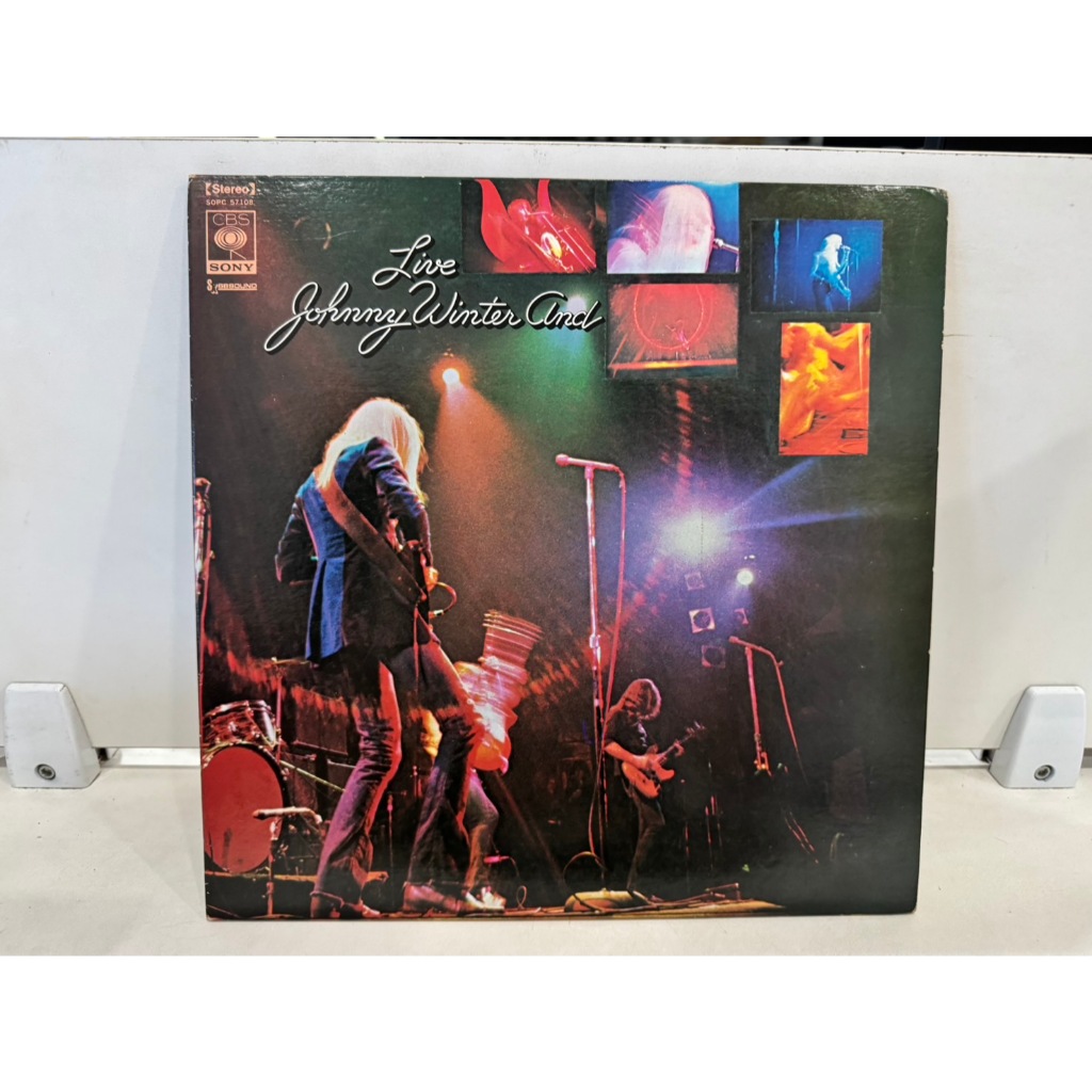 1LP Vinyl Records แผ่นเสียงไวนิล  Live Johnny Winter Anet    (E3C2)