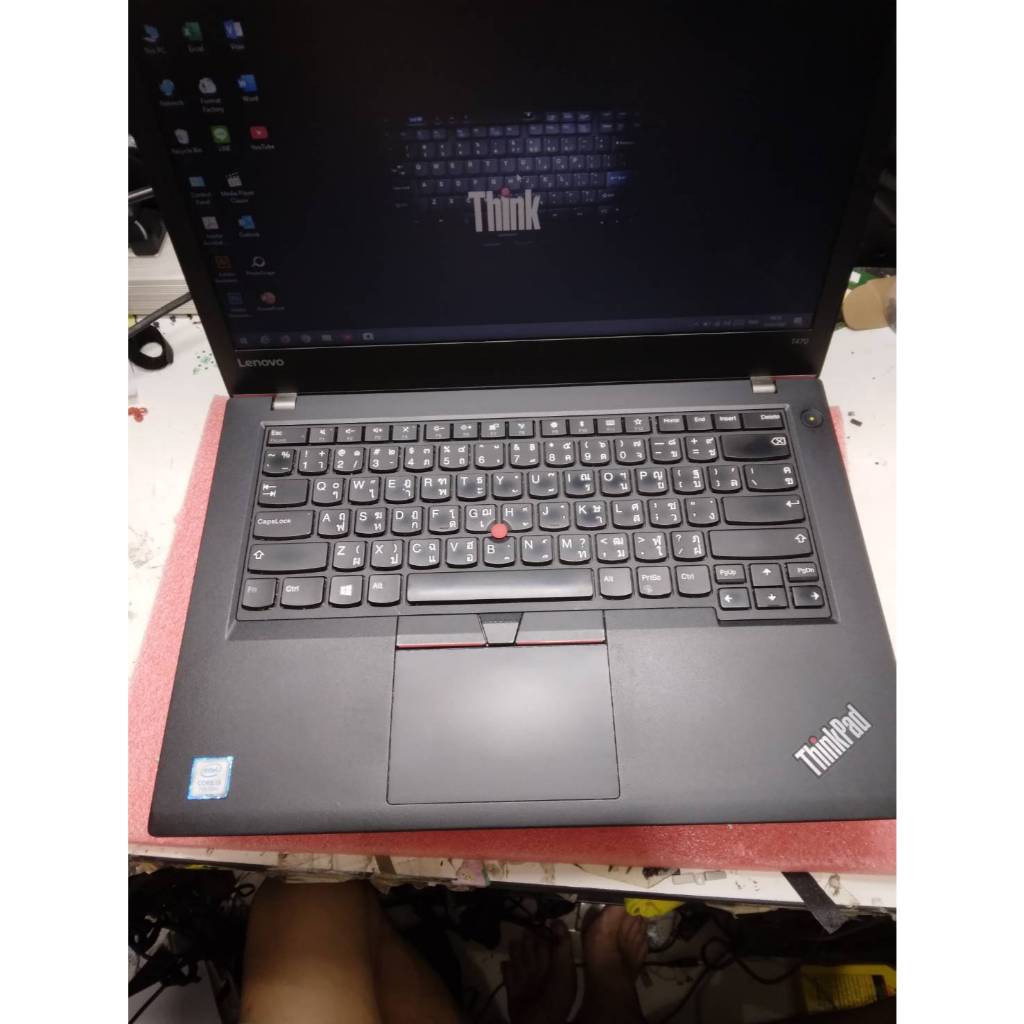 🔥💥แรม8GB-🔥⚡มือสองโน็ตบุ๊ค Lenovo ThinkPad T470.CPU i5-Gen7 Ram 8GB HDD 500 GB WIFI กล้อง จอ 14 นิ้ว
