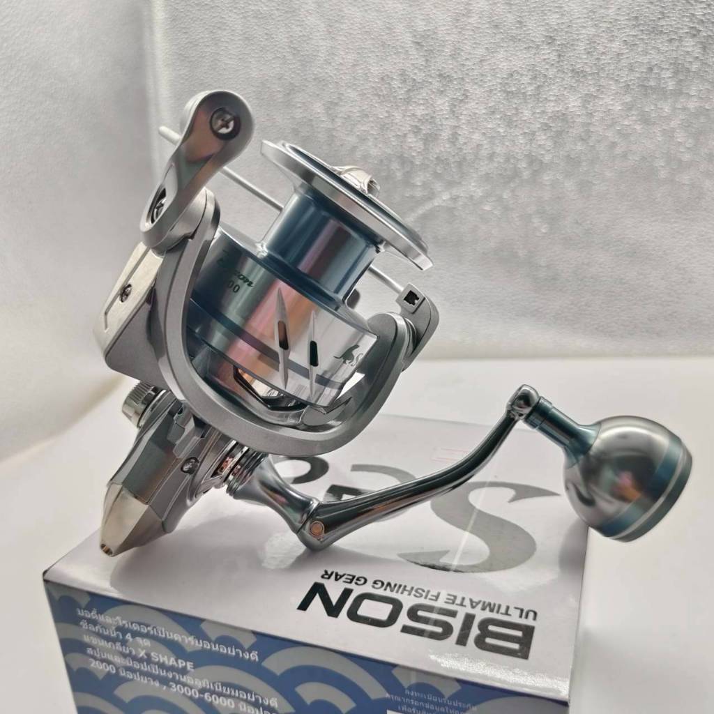 รอกสปินนิ่ง Bison Seal เบอร์2000/3000/4000/5000SW/6000SW