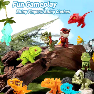 ไดโนเสาร์งับนิ้ว ของเล่นเด็กFinger Dinosaur งับนิ้วได้ แขนขาขยับได้ ปากขยับได้ พร้อมส่งจากกทม