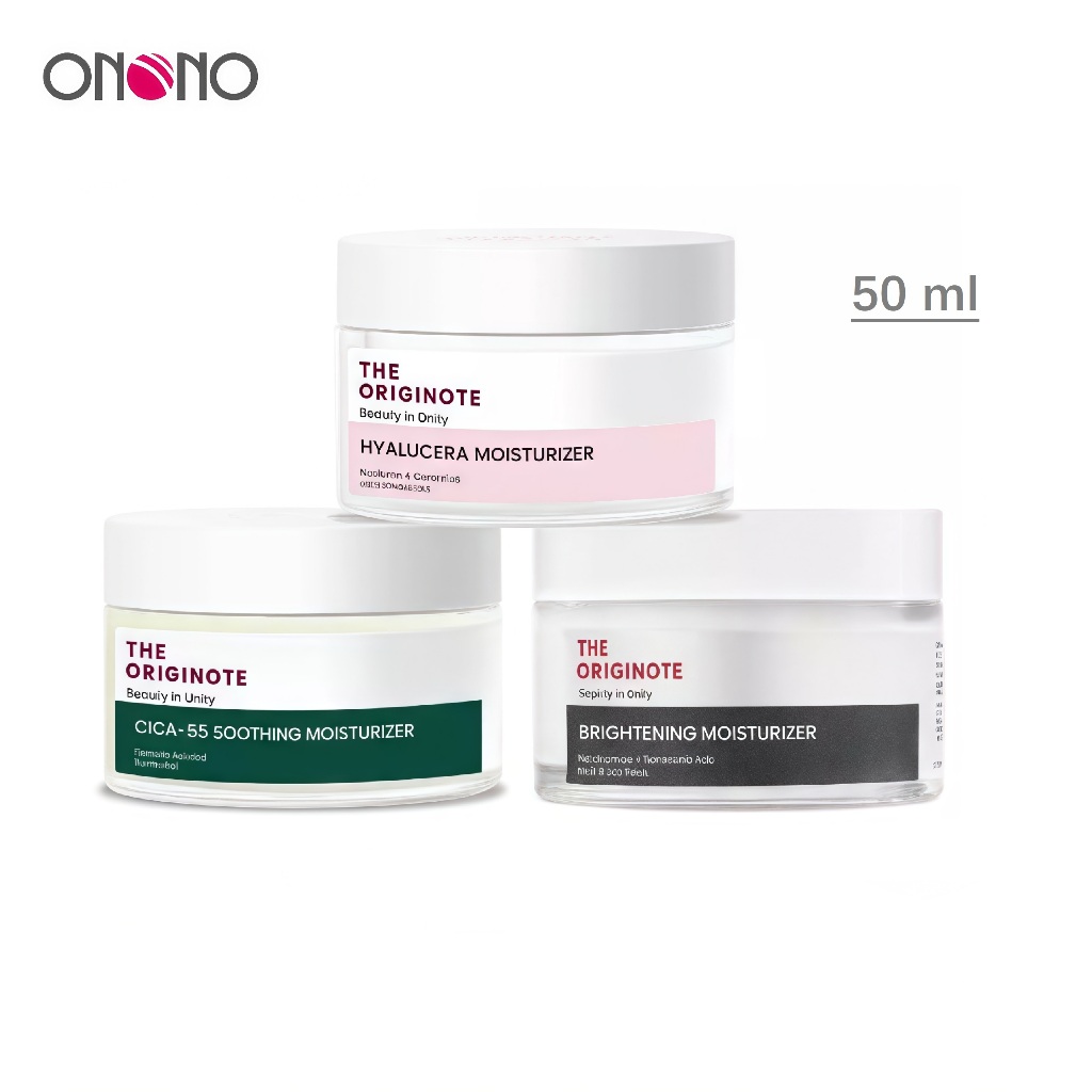 [เซตคู่]The Originote Hyalucera Moisturizer+Brightening Moisturizer+Cica-B5 Soothing-มอยเจอร์ไรเซอร์