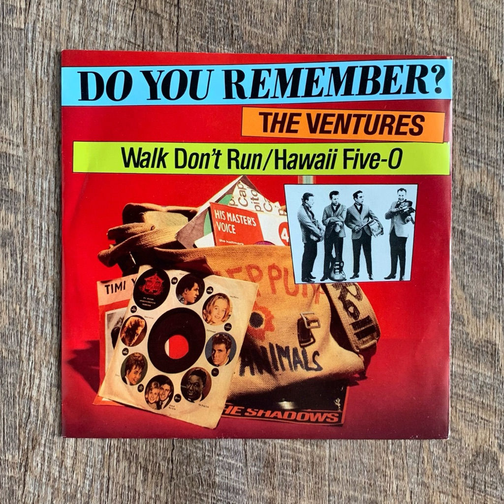 แผ่นเสียง The Ventures - Hawaii five o vinyl lp 7”(VG+)