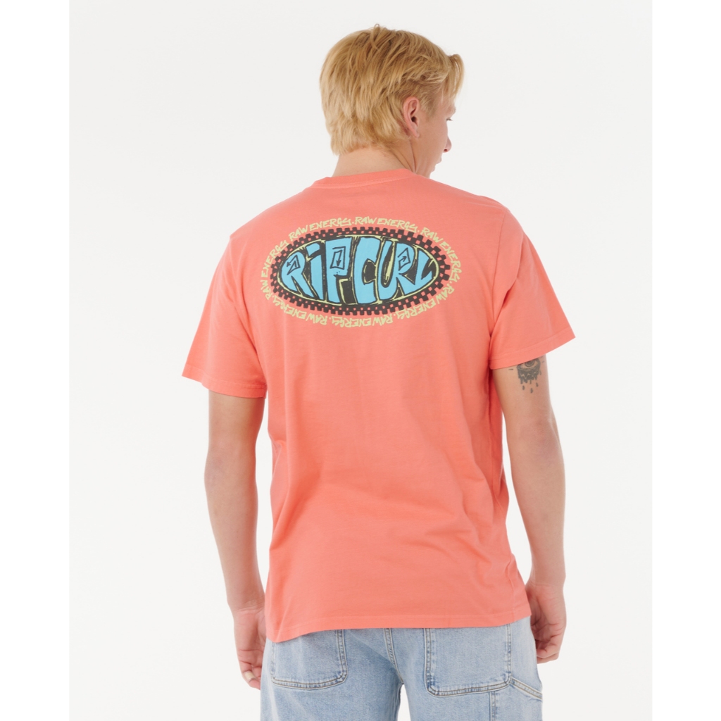 RIPCURL เสื้อยืดผู้ชาย 0TPMTE RAW ENERGY DE OVAL TEE 2025-S1