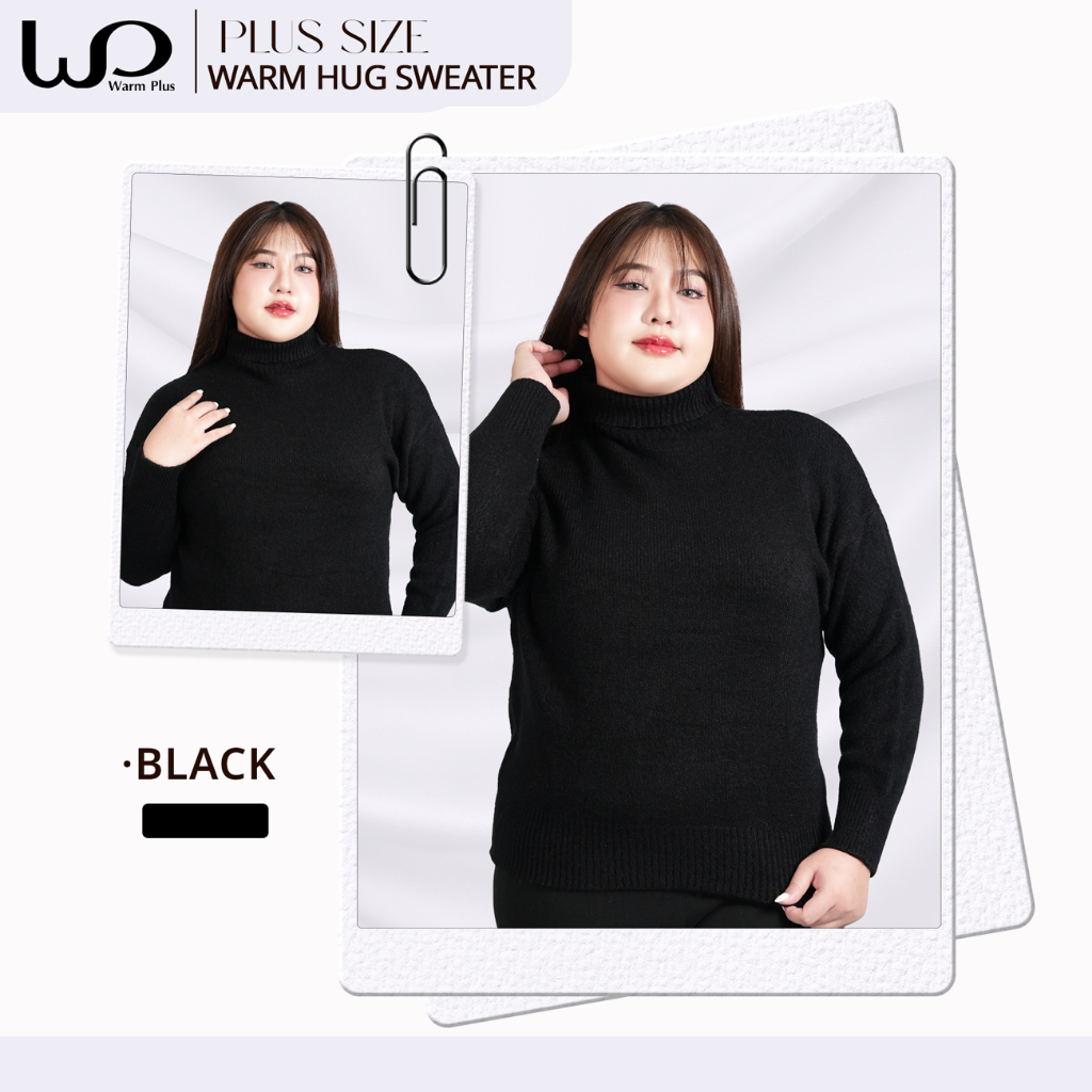warmplus เสื้อไหมพรมคอเต่า Oversize ผู้หญิง แขนยาว กันหนาว ผ้าหนา ใส่สบาย สเวตเตอร์แฟชั่นเกาหลี ราคา ถูกที่สุด ดีลบีเคเค แกลเลอรีภาพที่ 8