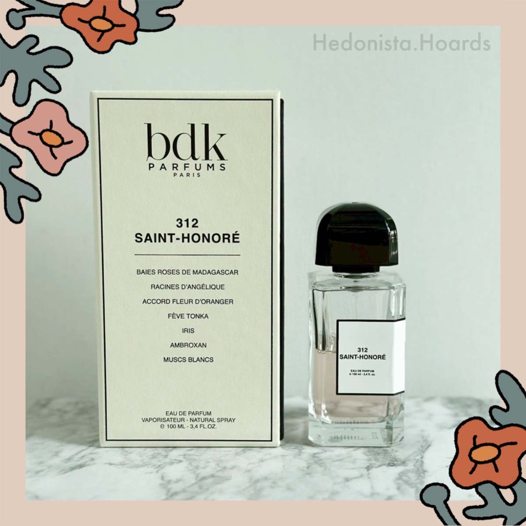 ส่งต่อ น้ำหอมพร้อมกล่อง BDK Parfums กลิ่น 312 Saint-Honore น้ำหอมนีช กลิ่นใหม่ 2024 | กลิ่น White Fl