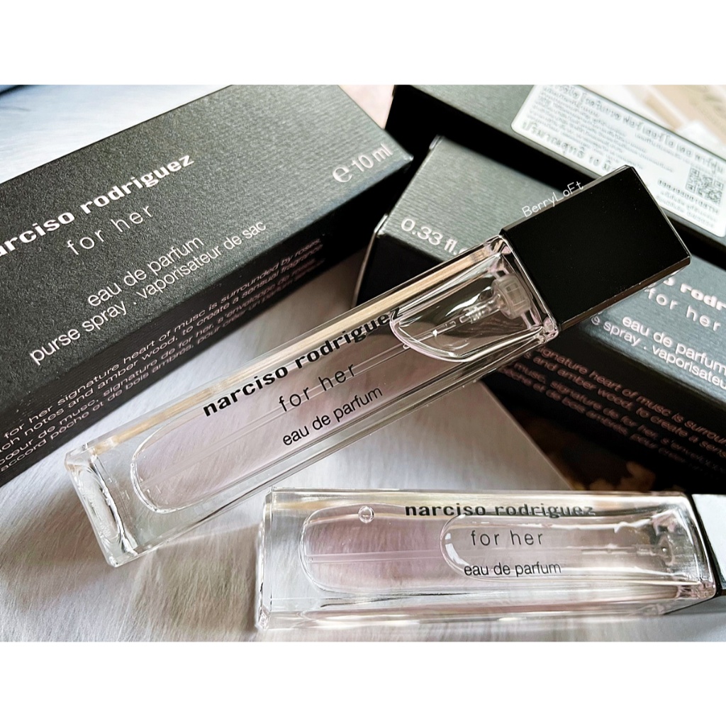 ฉลากไทย✨ NARCISO RODRIGUEZ For Her EDT / EDP / EDP Intense / CRISTAL / RADIANTE 10 ml. (หัวสเปรย์)