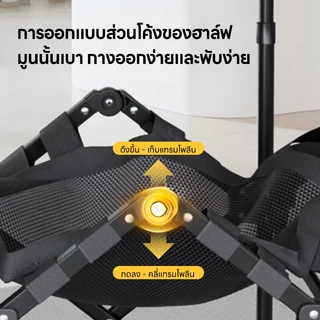 O:OOUP แทรมโพลีน Trampoline มีราวจับ พับเก็บได้ สปริงแข็งแรง เสียงเงียบ ที่กระโดด อุปกรณ์ออกกำลังกาย