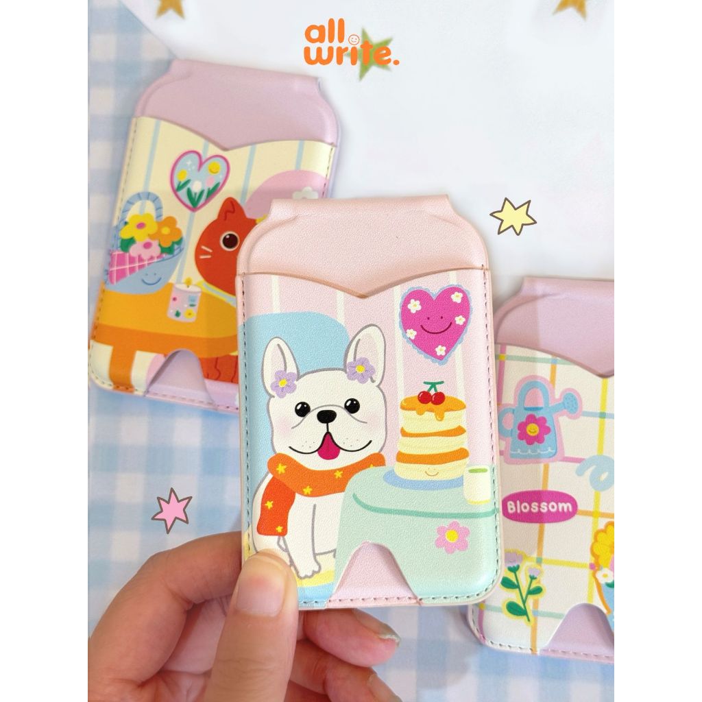 allwrite Card wallet Magnetic กระเป๋าใส่บัตรแม่เหล็กแปะหลังสำหรับ iPhone ราคา ถูกที่สุด ดีลบีเคเค แกลเลอรีภาพที่ 8