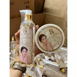 (ผลิตไทย มีเลขจดแจ้ง) ครีมเมจิกไวท์ H MGW Beauty Body Lotion + Serum SPF50