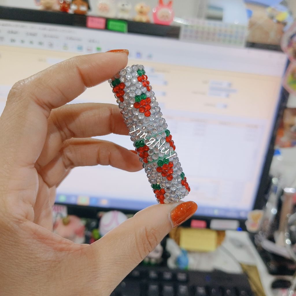 ยาดมโป๊ยเซียน ยาดมโป๊ยเซียนแต่งเพชร มีใส้พร้อมดม พร้อมส่ง - รูปที่ 5