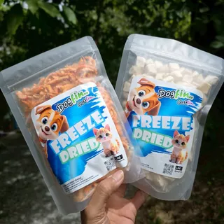 [สินค้าสั่งผลิต] Dogfin ขนมฟรีซดราย (Freeze Dried) สำหรับสุนัขและแมวทุกสายพันธุ์