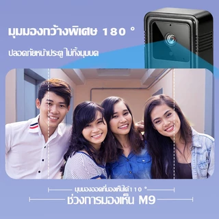 🔔รับประกัน 10 ปี🔔กริ่งไร้สาย กริ่งประตูไร้สาย เสียงดังชัดเจน กริ่งหน้าบ้าน ปรับเสียงได้ 38 แบบ ออดไร้สาย Door bell