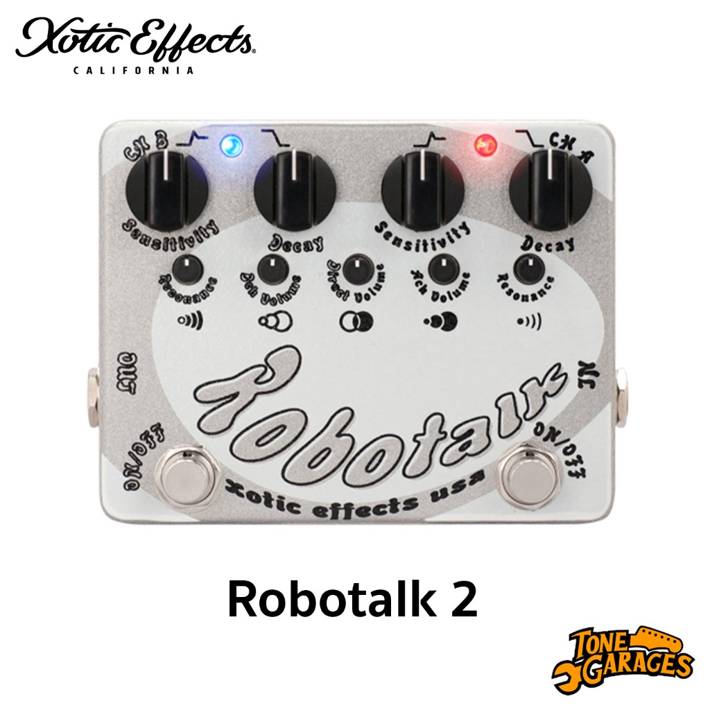 Xotic Effects Robotalk 2 Auto Wah + Filter แยกอิสระ 2 Channel เอฟเฟคกีต้าร์ Made in USA