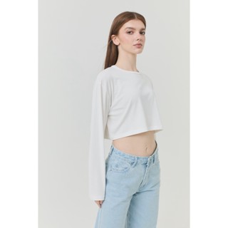 picht Long sleeves crop** เสื้อครอป** แขนยาว