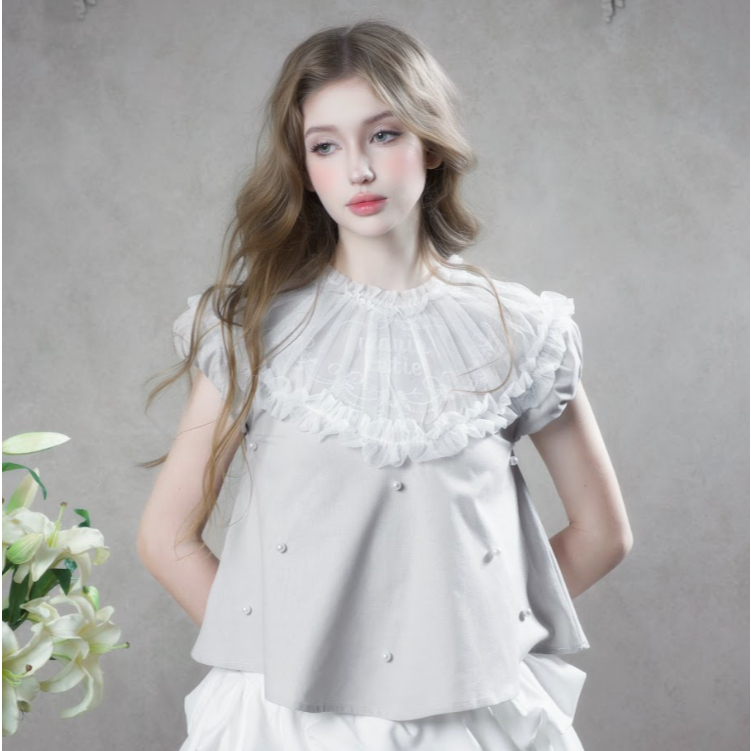 (พร้อมส่งในไทย) Naomi top - Mania Cutie