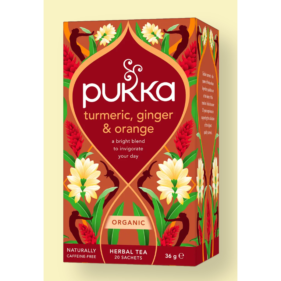 Pukka Turmeric, Ginger & Orange 20 ซอง