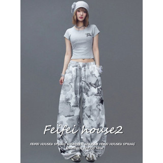 [Summer quick-drying camouflage pants]กางเกงกีฬาขากว้างลายพร…