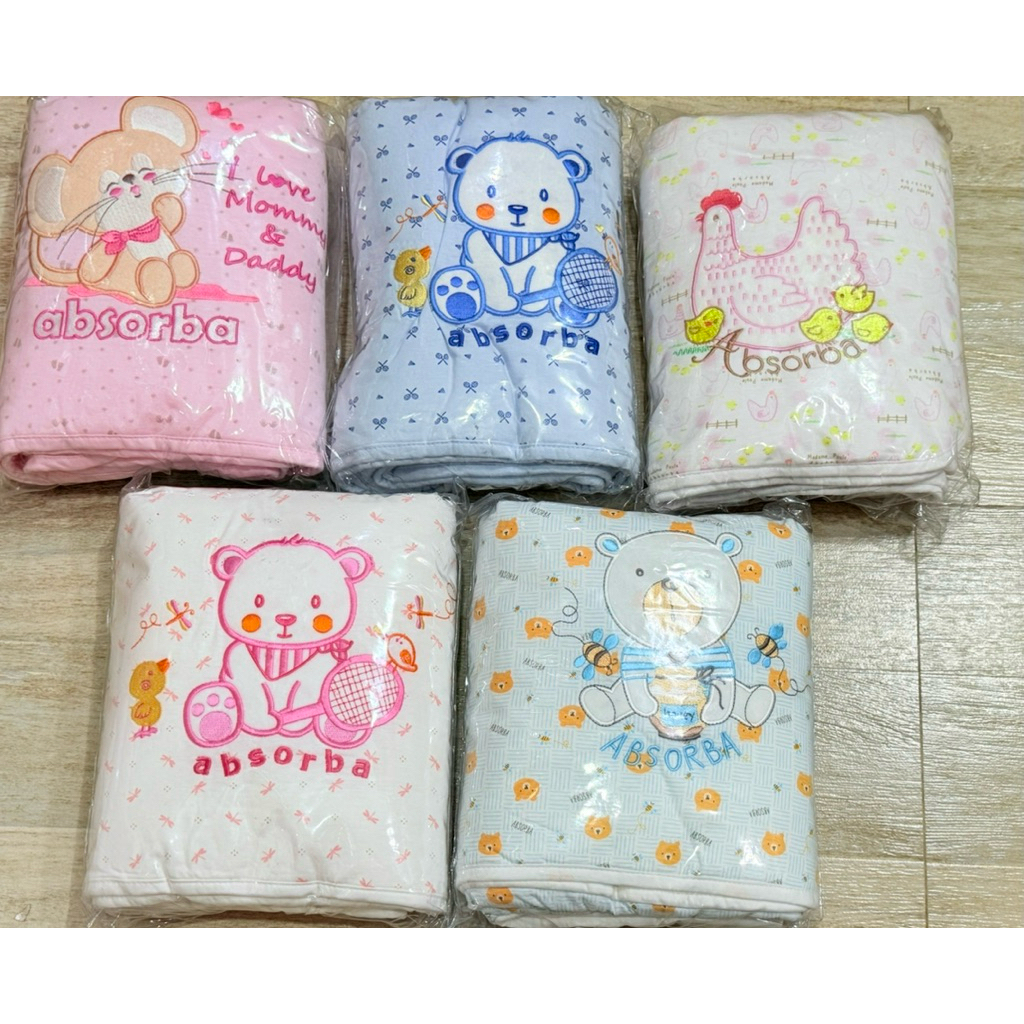 ผ้าห่มเด็กแรกเกิด ผ้าห่มนวม Absorba แอ๊บซอร์บา ขนาดSize 30*40 นิ้ว