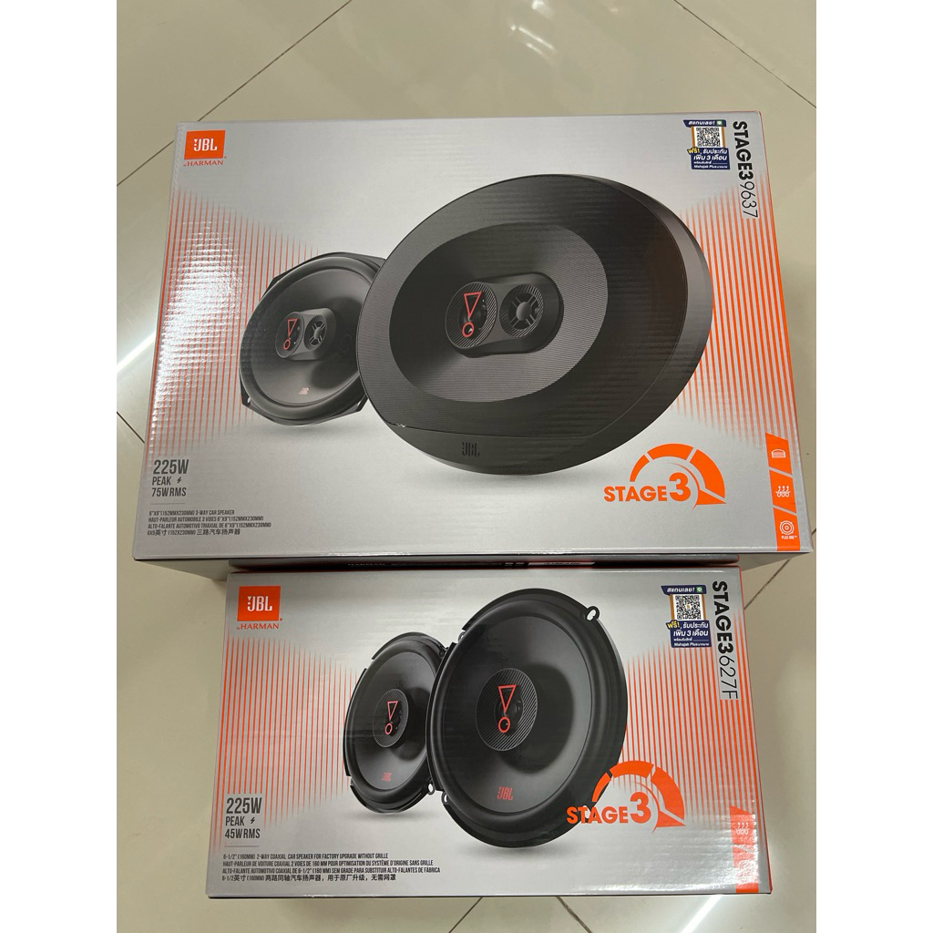 ชุดละ 3779บาท JBL STAGE3 9637 1คู่ STAGE3 627F 1คู่ ลำโพงติดรถยนต์ JBL