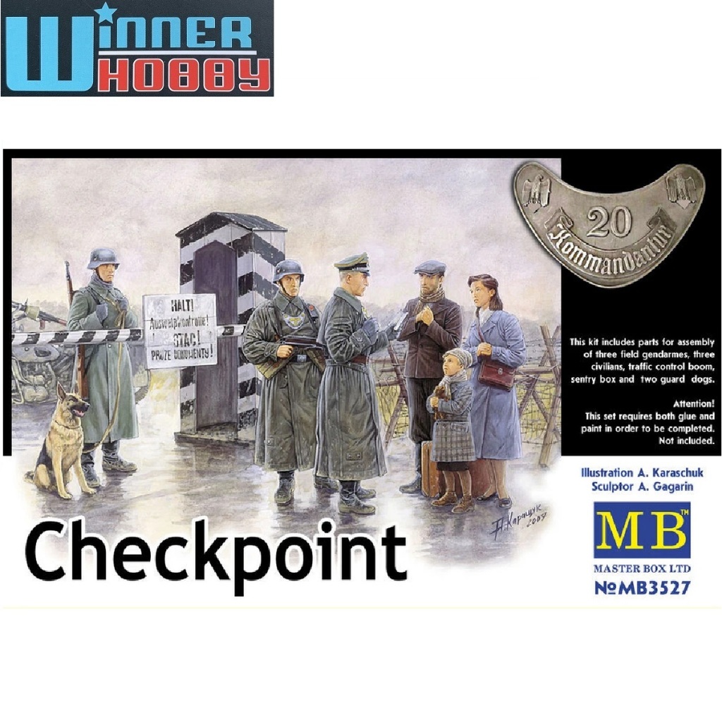 Master Box 3527 Checkpoint with 6 figures 1/35