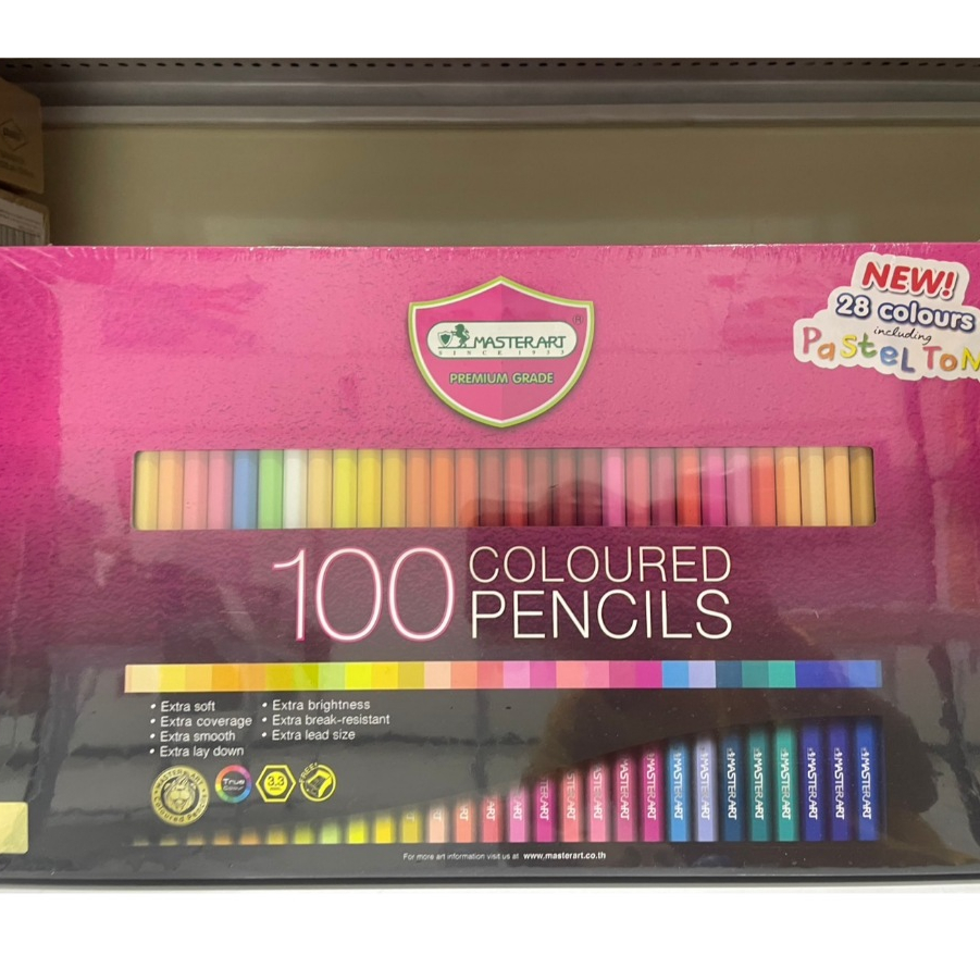 Master Art    สีไม้ยาว Master Art   100 สี  (1 กล่อง)