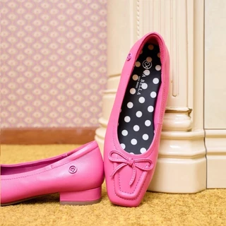 LA BELLA รองเท้าคัชชูหนังแกะ รุ่น TAYLOR POLKA DOT - FORMAL COLOR