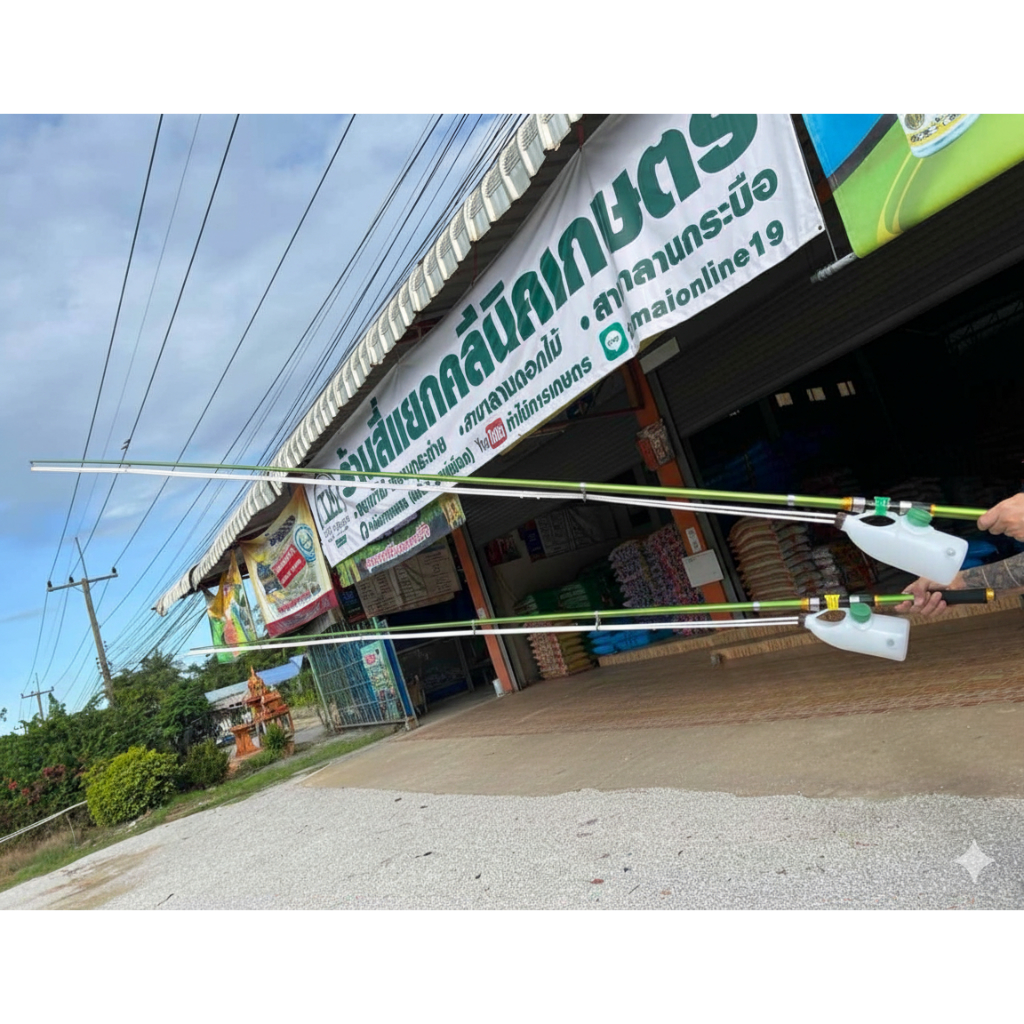 กระบอกรูดข้าวดีดแบบรูดคนเดียว(คันเบ็ดอย่างดี) - รูปที่ 2