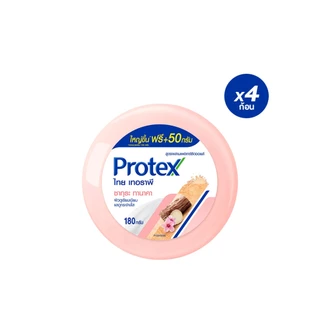 Protex โพรเทคส์ สมุนไพร ไทยเทอราพี ซากุระ ทานาคา 180 กรัม เพื่อผิวกระจ่างใส รวม 4 ก้อน (สบู่ก้อน)